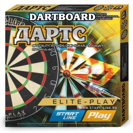 Дартс Start Line Elite-Play, диам. 18", дротики 6 шт.