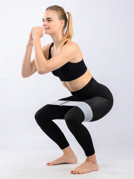 Набор фитнес резинок Torres AL02205, ткань, 3 шт., 38 х 8 см