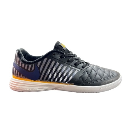 Футзалки Nike Lunar Gato II 580456-009 (арт. 9816), черный/темно-синий