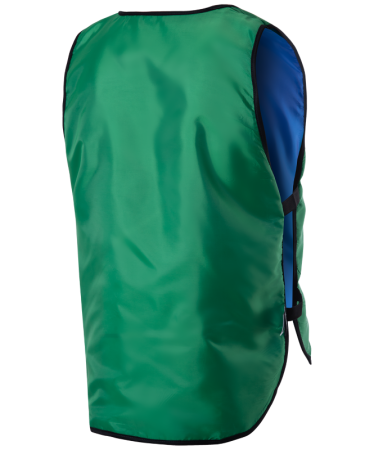 Манишка Jogel Reversible Bib, детская, двухсторонняя, синий/зеленый, разм. YM