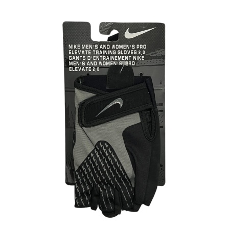 Перчатки для фитнеса Nike Pro Elevate Gloves 2.0 арт.8515, черный/серый