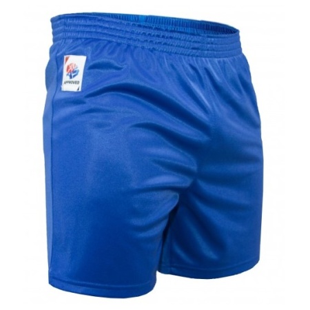 Шорты для самбо синтетические КрепышЯ FIAS, синий, разм. 54