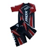 Рашгард 2 в 1 для MMA RDX MMA World 8506, футболка/шорты, красный