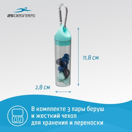 Набор для плавания 25Degrees Детский-2 (ЦБ-00004747): очки, шапочка, беруши