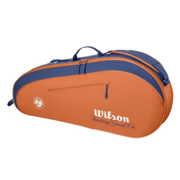Сумка теннисная Wilson Roland Garros 2026 Team (3 pack) WR8053401001, оранжевый