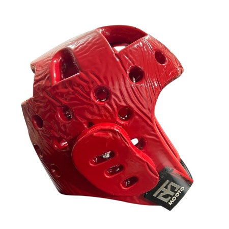 Шлем для тхэквондо Motto арт. 01032, красный, разм. M