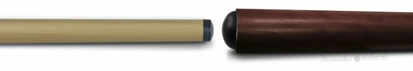 Кий бильярдный Dinamika Billiards Клубный 0-2-P, односоставный, венге, ромб