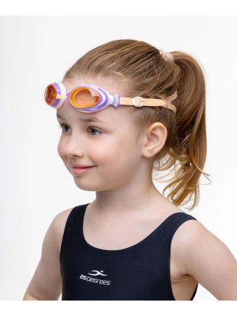 Очки для плавания 25Degrees Poseidon Lilac/Peach 25D23002, детский, фиолетовый/персиковый