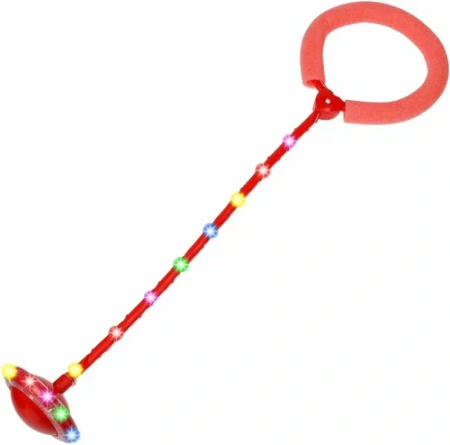 Нейроскакалка "Цветная", разм. 62 х 16 х 10 см, световая, красный