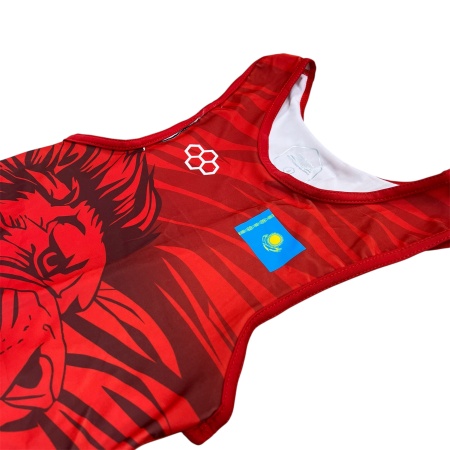 Туника для борьбы KZ Lion арт.325, красный