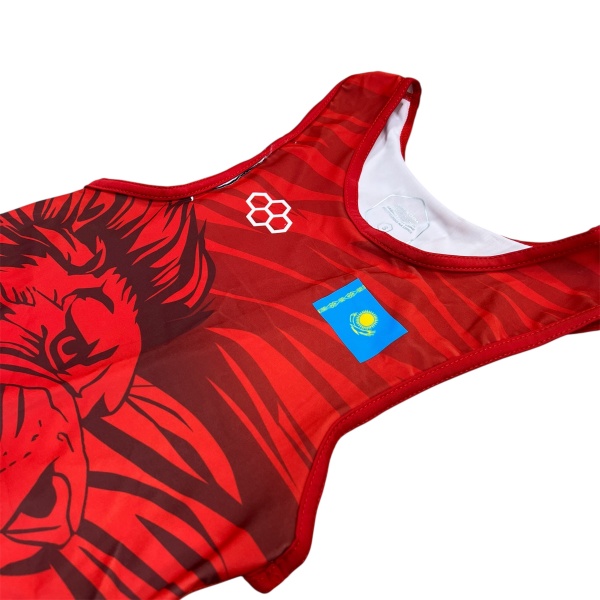 Туника для борьбы KZ Lion арт.325, красный