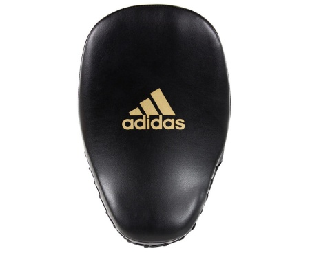Лапы для бокса Adidas adiSBAC01 Training Curved Focus Mitt Short, черный/золотой