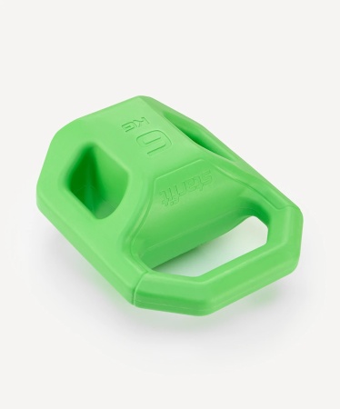 Гиря пластиковая BaseFit DB-505, 6 кг, зеленый