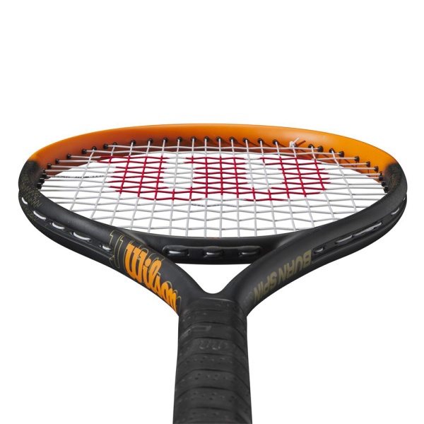 Ракетка для большого тенниса Wilson Burn Spin JR 26" str WR171510, графит, черный/оранжевый