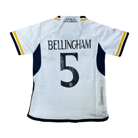 Форма футбольная детская клубная Real Madrid Bellingham, белый