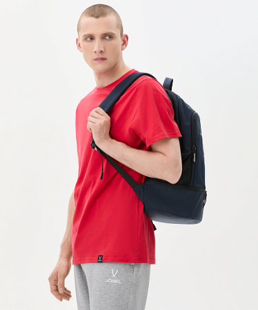 Рюкзак Jogel Camp Double Bottom 2.0, с двойным дном, 30 л, темно-синий