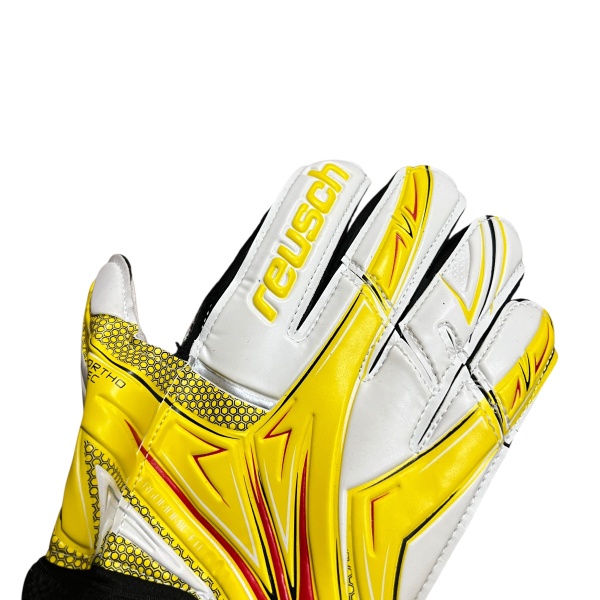 Перчатки вратарские Reusch, желтый/белый