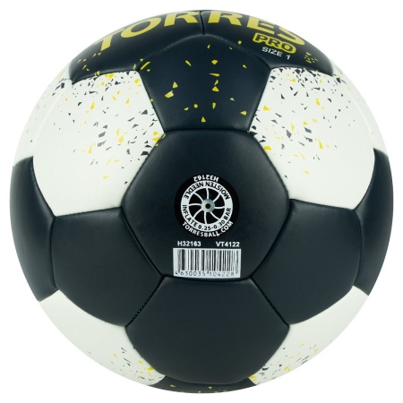 Мяч гандбольный Torres Pro H32161, черный/белый, разм. 1
