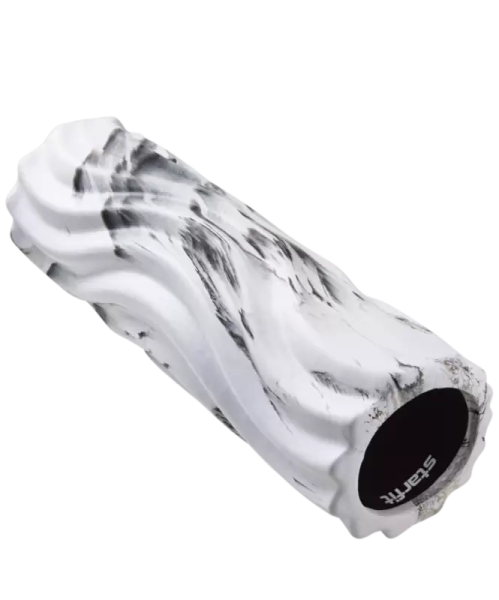 Ролик массажный StarFit FA-525 EVA/PP, разм. 45 х 14 см, низкая жесткость, белый/черный