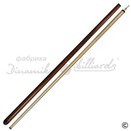 Кий бильярдный Dinamika Billiards Любительский 2-5-P (КийД2.5Р.Лб.Вен), двухсоставный, венге