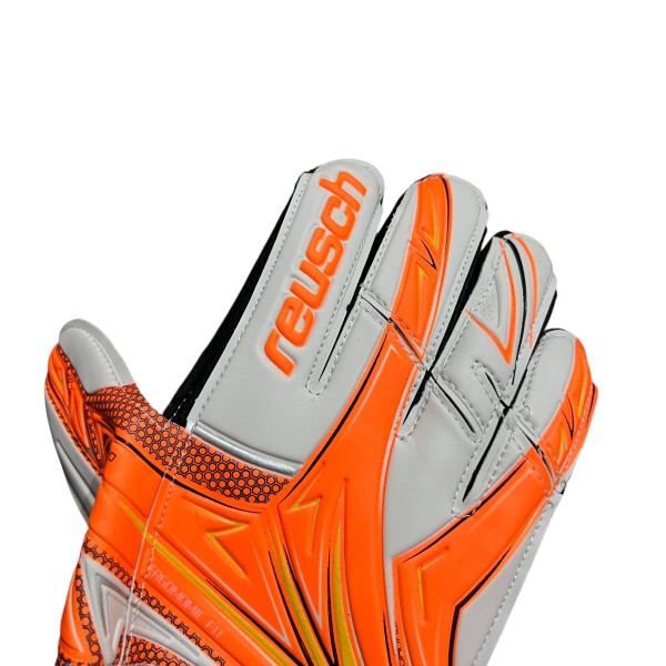 Перчатки вратарские Reusch, оранжевый/белый