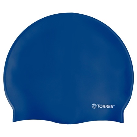 Шапочка для плавания Torres Flat SW-12201BL, силикон, синий
