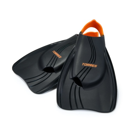 Ласты для плавания Torres X1, SWF0424, черный/оранжевый