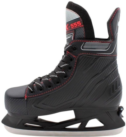 Коньки хоккейные GFX GF-555, раздвижные, черный