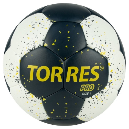 Мяч гандбольный Torres Pro H32161, черный/белый, разм. 1
