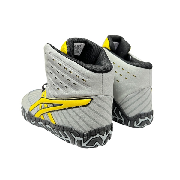 Борцовки Asics Aggressor J902Y (B8118), серый/желтый