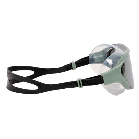 Полумаска для плавания Arena The One Mask Mirror 004308-102, серые линзы, зеленый/черный