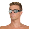 Очки для плавания Arena Cobra Tri Swipe Mirror 002508-560, серебристые линзы, зеленый/черный