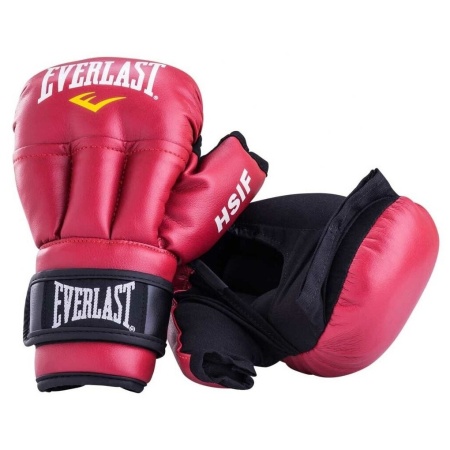 Перчатки-краги для рукопашного боя Everlast HSIF, красный, разм. 6 ун