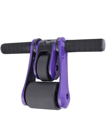 Ролик для пресса StarFit RL-108, складной, черный/фиолетовый