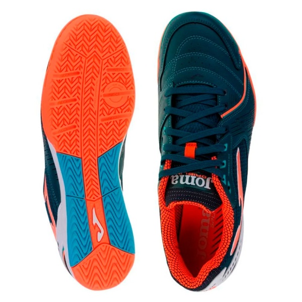 Футзалки Joma Dribling DRIW.2217.IN, зеленый/оранжевый