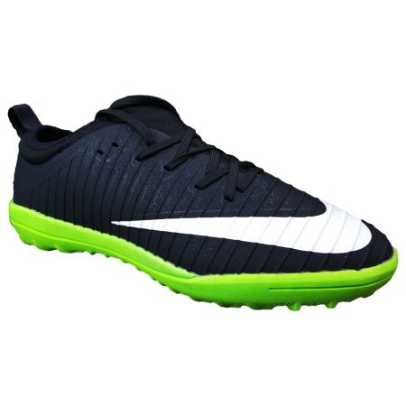 Сороконожки Nike Mercurial, черный/зеленый