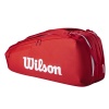 Сумка теннисная Wilson Super Tour Red 2025 WR8036801001, красный