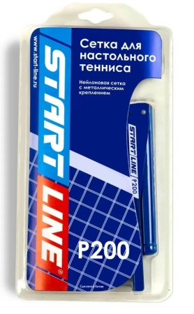 Сетка для настольного тенниса Start Line Classic P200, с метал. стойками, синий
