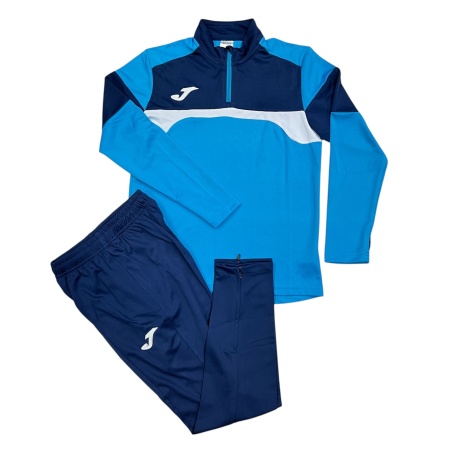 Костюм тренировочный Joma 9100, голубой/темно-синий