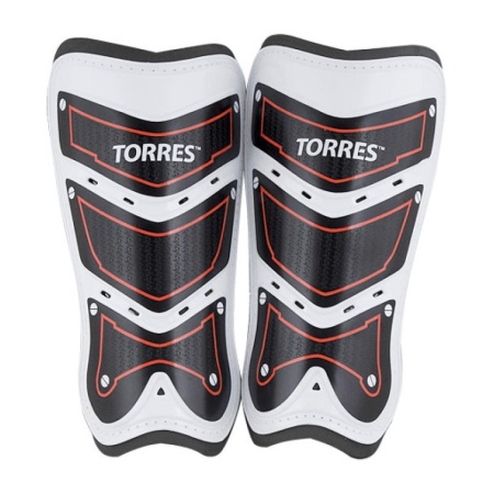 Щитки футбольные Torres Training FS1505, черный/белый