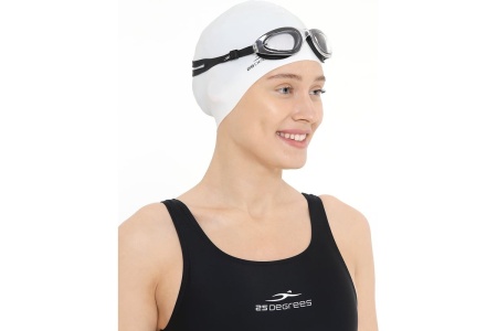 Шапочка для плавания 25Degrees Nuance White 25D21004A, силикон, белый