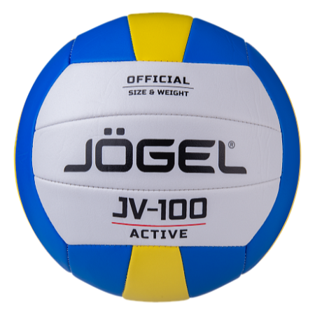 Мяч волейбольный Jogel JV-100, синий/желтый