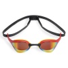 Очки для плавания Arena Cobra Ultra Swipe Mirror 002507-103, золотистые линзы, красный/черный