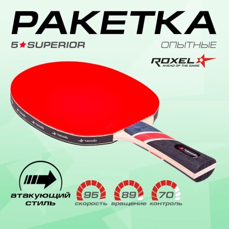 Ракетка для настольного тенниса Roxel Superior 5* (УТ-00015359)