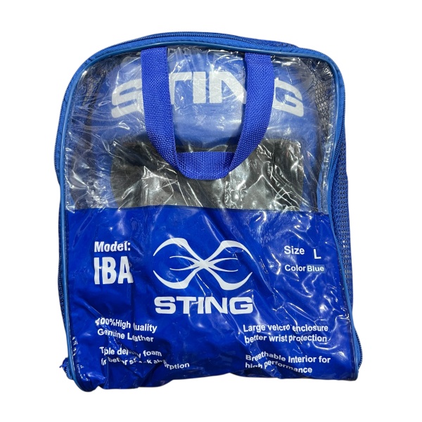 Шлем для бокса Sting IBA арт.01078, синий