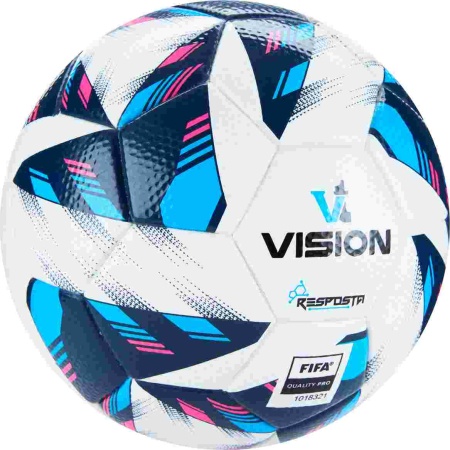 Мяч футбольный Vision Resposta VT2624 (01-01-17907-5), FIFA Quality, 32 пан, термосш., бел/мультикол