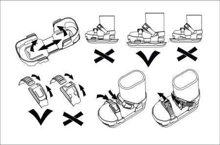 Коньки детские Snowmatic SK5 Kids Skate, универсальные с двумя лезвиями, синий