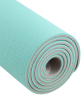 Коврик для йоги StarFit FM-201, ТПЭ, 6 мм, разм. 183 х 61 см, мятный/серый