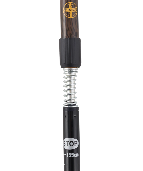 Палки для скандинавской ходьбы Berger Explorer 3х-секционные, 67-135 см, коричневый