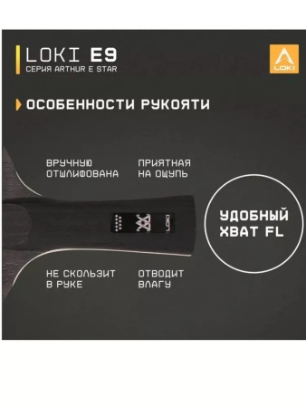 Ракетка для настольного тенниса Loki CM80 E9 Wang Hao 9*